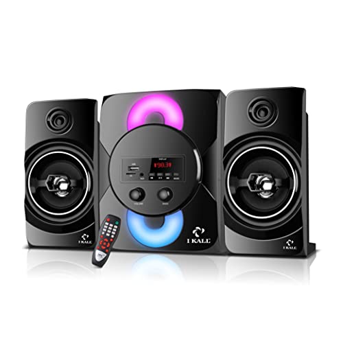 IKALL IK51 2.1 Home Theatre Speaker System | Deep Bass Sound Blue...