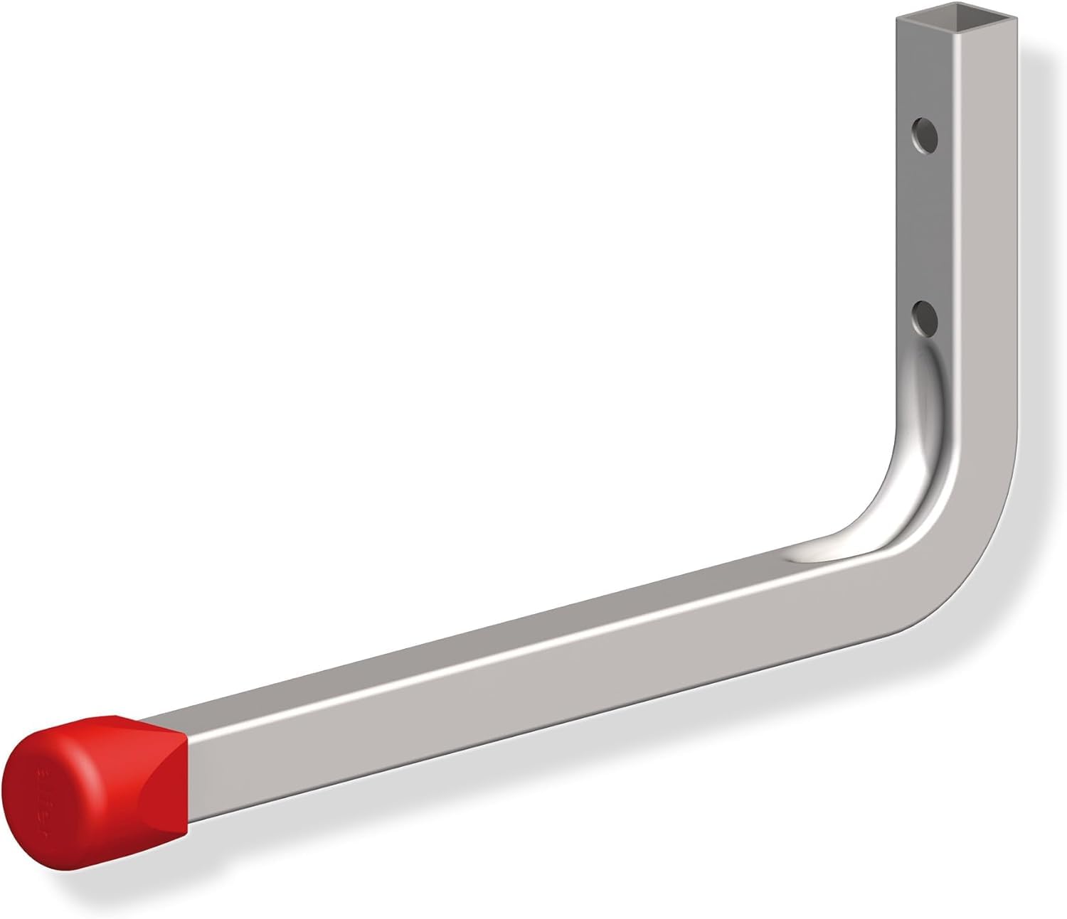 Gedotec Wandhalterung Wandhaken zum Schrauben Stahl verzinkt | LINE | 10 Stk Gerätehaken Länge: 350 x 165 mm inkl. Befestigungsmaterial | Allzweckhaken aus Metall | Wandhalterung Garage | Gerätehaken