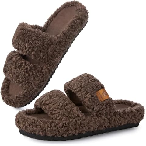 EverFoams Women's Comfy Memory Foam Slippers Cover