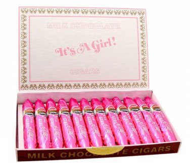 Chocolate Cigars - Girl, .75 oz, 24 count