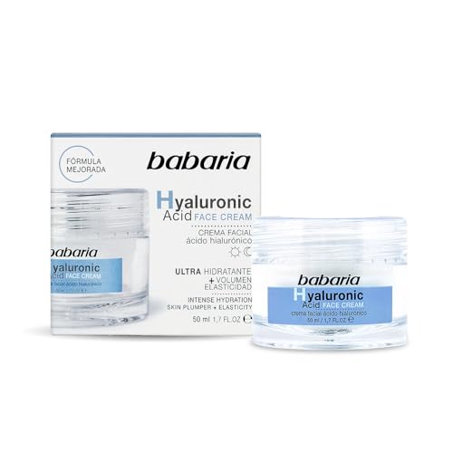 Babaria - Crema Cara Hombre Y Mujer Con Acido Hialuronico | Crema Hidratante Con Acido Hialuronico