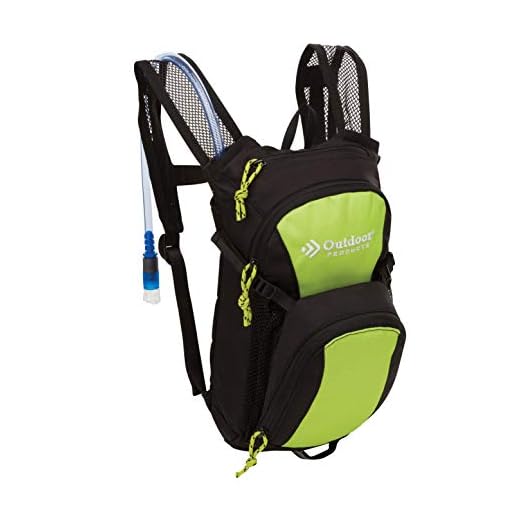 Outdoor Products Tadpole Hydration Pack (Black) (Violet Tulip) (Acid Lime)
