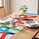 QfwdfcTrenz Tischläufer Geburtstag Happy Birthday Tischläufer 33x183 cm für Party Tischdekoration - Kuchen Tischläufer für Outdoor- und Heimpartys