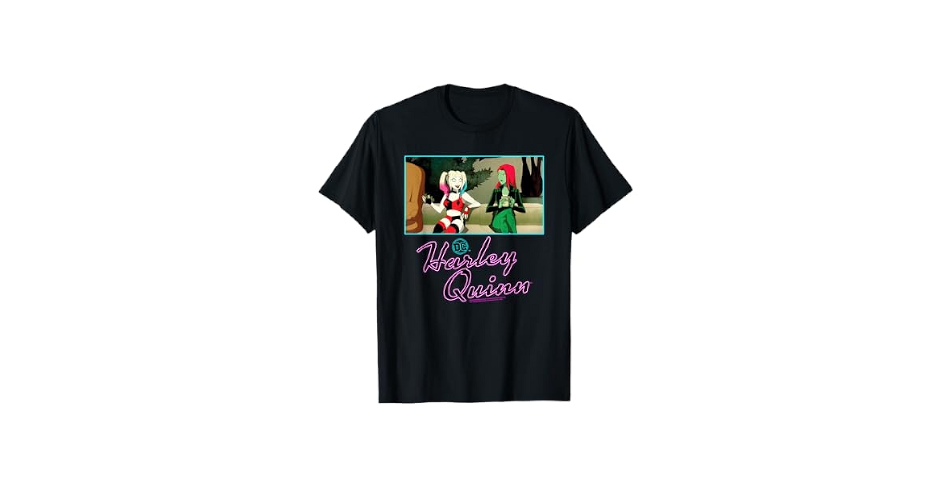 Amazon.com: Harley Quinn Hanging With Poison Ivy T-Shirt