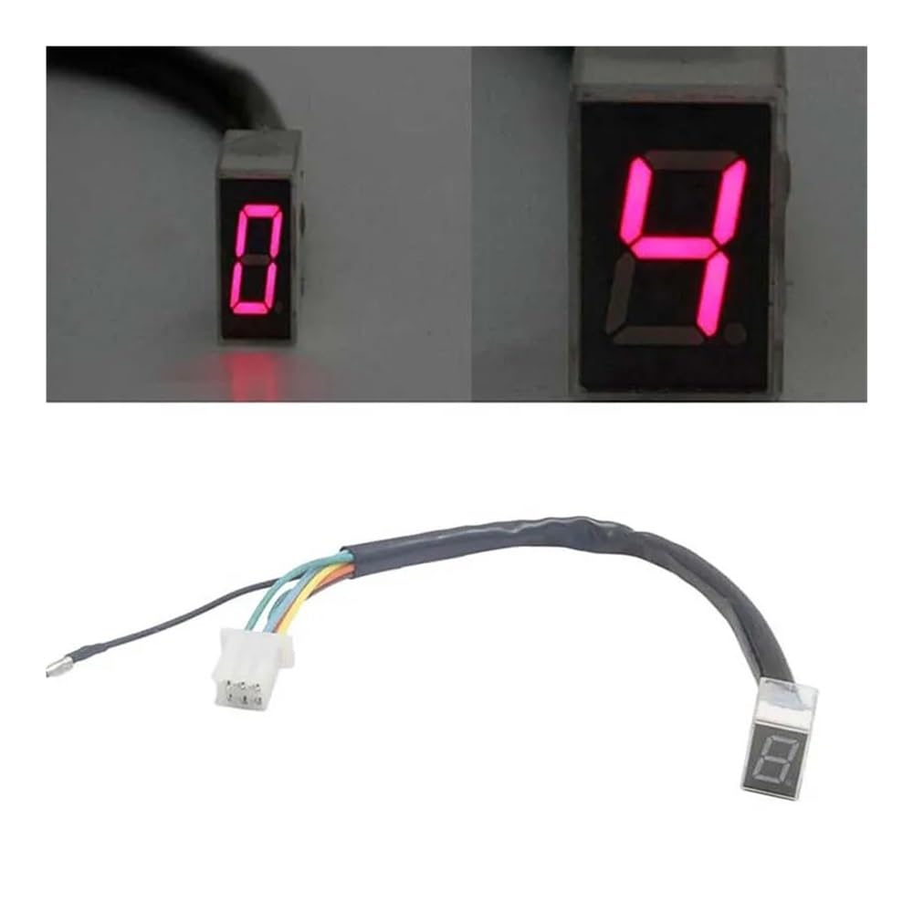 Indicador Display Marcha 1 Unidad Universal 5 Engranajes Motocicleta