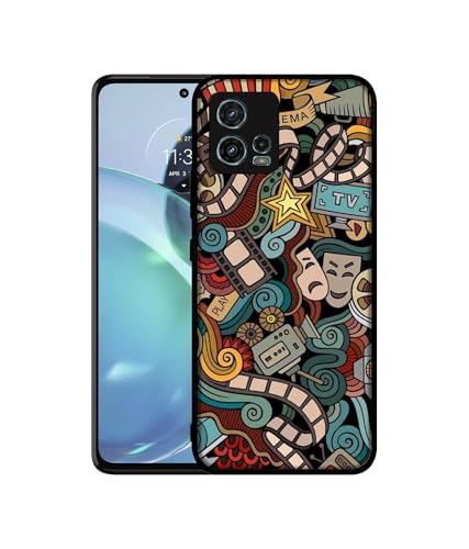 Image of Movies Design Premium 2D Printed Metal Back Case Cover for Motorola Moto G72 4G