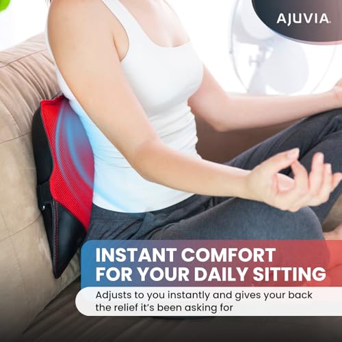 AJUVIA Back Vitalizer Lumbar Support Pillow for Office Chair & Car - image 2
