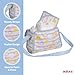 Adora Baby Doll Diaper Bag with Color Changing Design, Sturdy Straps, Includes Changing Mat and 2 Doll Diapers (Fits 13