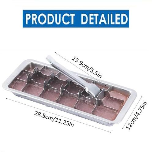 Generic QO9S4A6C791MCEGHPC Metal Ice Cube Tray, 304 Stainless Steel Ice Cube Trays thumb #4