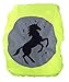 Produktbild EANAGO Premium Schulranzen/Rucksack Regenschutz/Regenüberzug, ohne Nähte, 100% wasserdicht, mit Sicherheits-Reflektionsbild (Unicorn yellow)