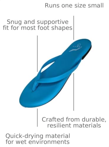 Image of NORTY Women's Memory Foam Flip Flops, Slides & Sandals, Runs 1 Size Small