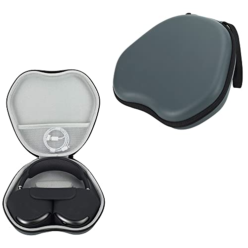 KT-CASE Travel Case for Airpods Max,Carrying Bag Storage Airpods Max Headphones Fashion PU Box (Gray)