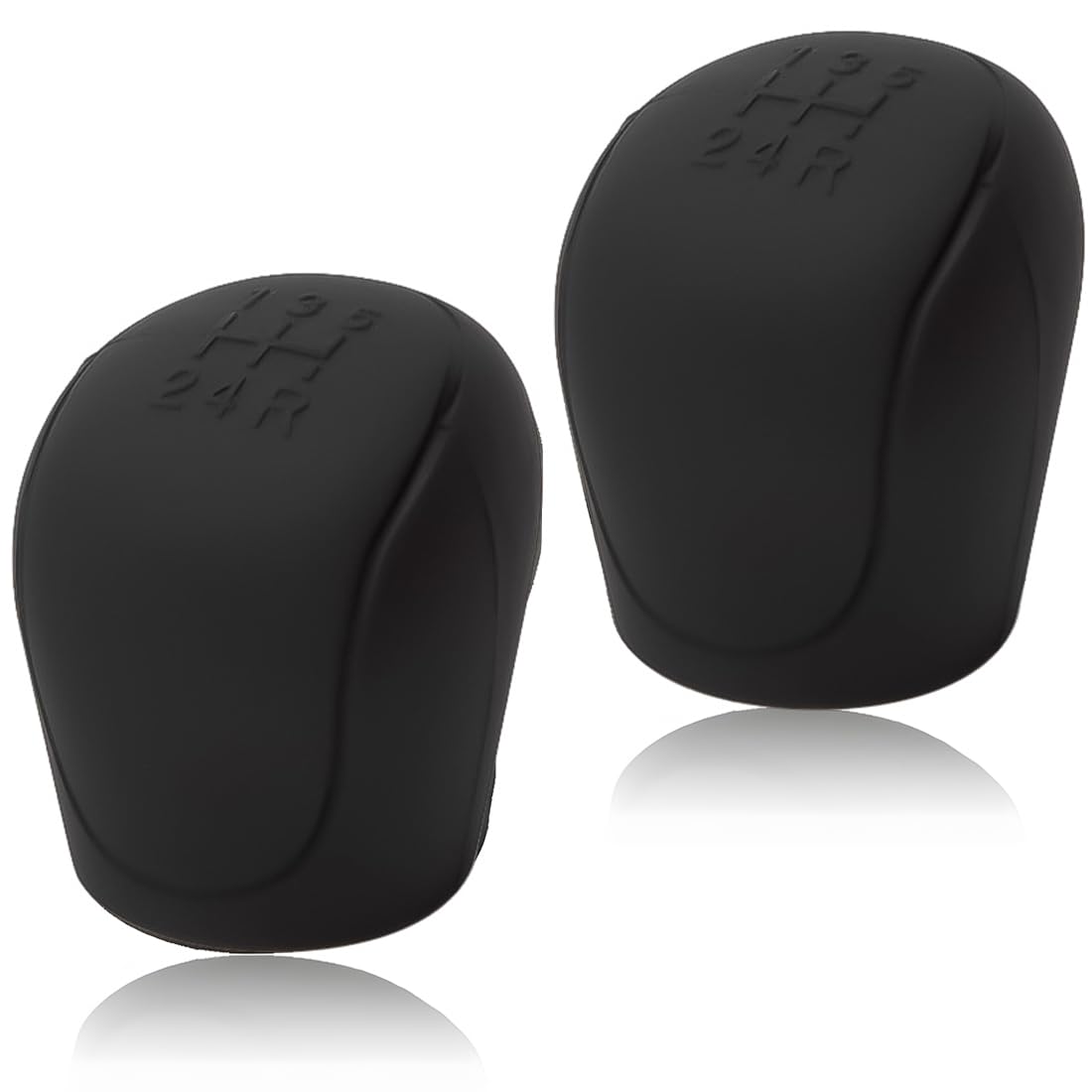 2 Copri Cambio In Silicone Per Auto - Antiscivolo, Morbido, Per 5 Marce