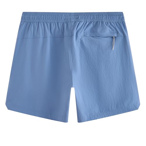 Image of maamgic Mens Swim Trunks 5 inch with Compression Liner Stretch Quick Dry Swim Shorts Swimming Trunks Bathing Suits