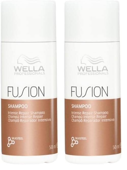 Image of WELLA PROFESSIONALS FUSION SHAMPOO Intense Repair Shampoo,50ml (Pack of 2)