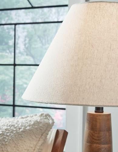 Signature Design By Ashley L329104 Danset Contemporary Wood Table Lamp thumb #2