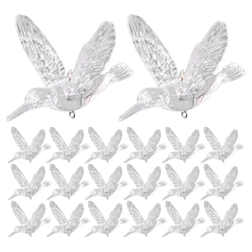 Pendentifs Oiseaux Mouche Transparent pour Décorer Facilement une Fête - 2