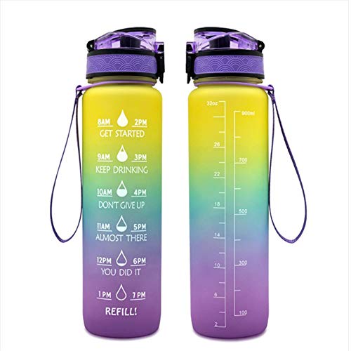 Great Gear Infusion Water Bottle Leak Proof Flip-top Sport Water Bottle BPA-Free Tritan 25 Oz (Purple)