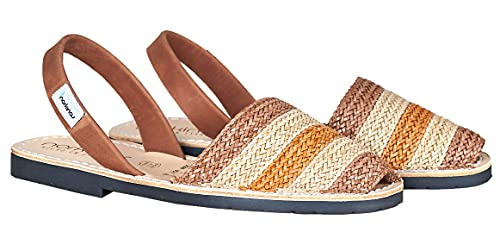Image of Norkinas Women's Flat, Handmade, Eco-Friendly Avarcas