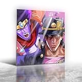 THE FUTURE OF ARTS BY TALAL ALHUMOUD. JoJo's Bizarre Adventure - Jotaro Kujo - Frameless 30x30 - Modern Style