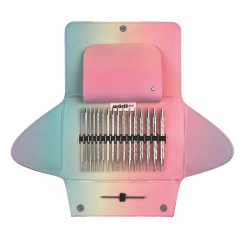 addi Click Unicorn Lace Long Circular Knitting Needle Tips Set