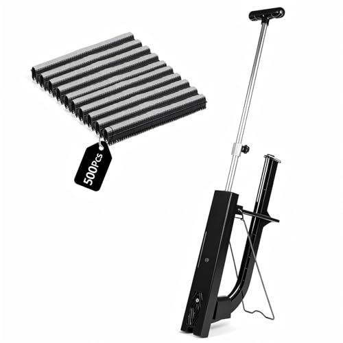 Agrafeuse de tuyau pour plancher chauffant pour travailler sans mal de dos