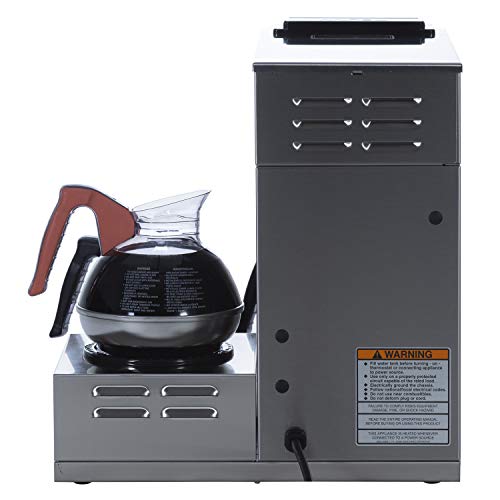 Bunn Vp17-3, 12-Cup Low Profile Pourover Commercial Coffee Maker, 3 Lower Warmers, 13300.0003 #TOP3