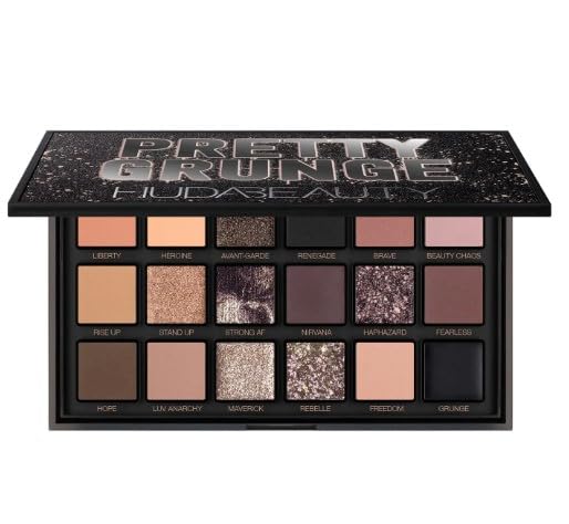 HUDA BEAUTY Original | PRETTY GRUNGE - Palette di 18 ombretti | Creamy Obsessions - Palette di ombretti | 16,8 grammi / 0,59 Oz. | by BELLA | EDIZIONE LIMITATA