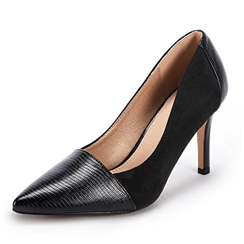 Image of PiePieBuy Womens High Heels Pumps Pointed Toe Slip On Stiletto Classic Dress Party Office Shoes