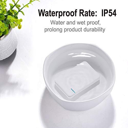 Thinkbee Wireless Lights Switch Mini, No Wiring, Outdoor 1969ft Indoor 328ft Remote Control Lighting Fixture for Led Light, Ceiling Lights and Lamps, Work with Receiver(Switch Only) - Image 5