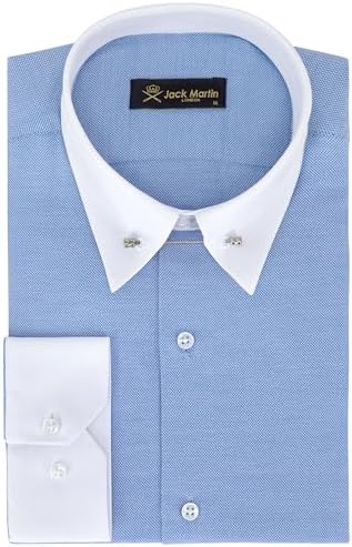 pin collar long sleeve dress shirts for men Aimik Hanes Men's Long Sleeve Dress Shirt Regular Fit Button Down Shirts with Collar Pin Inner Contrast Color Shirt Stretch Satin/Jacquard Shirt for