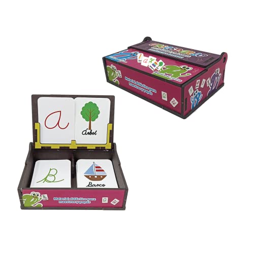 Manualidades, Home Set Tarjetas didácticas aprendizaje (Mayúsculas CURSIVA)