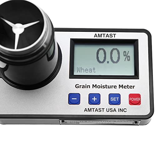 AMTAST Grain Moisture Tester Smart Grain Moisture Meter for 18 Grains