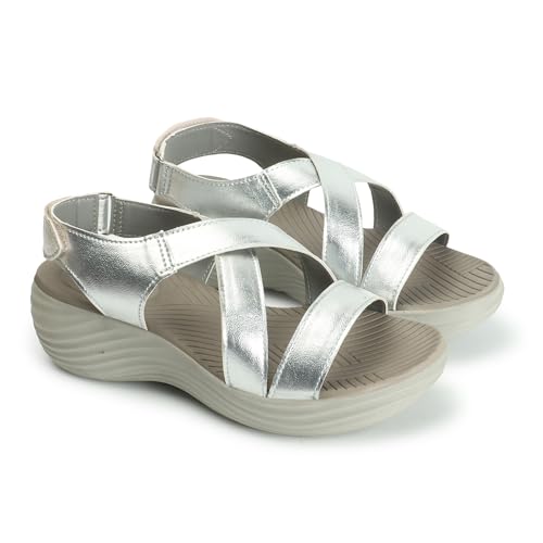 Image of ELLE Women's Strappy Wedge heel Sandals
