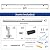 Muzata 8ft Staircase handrail Brushed Stainless Steel Safety Wall Mounted for Indoor Outdoor Stair Hand Railing Round 2”OD Pipe on Stairs Balusters HK27 SL4,HR0 HR5
