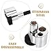 GETAJGHSD 1set Lug Nut Extractor Tool Nut Remover Kit for Stripped Damaged Durable Easy to Use Portable Design for Home Repair Car Maintenance