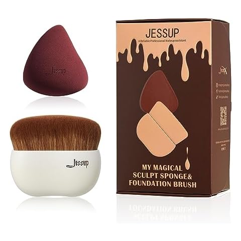 Jessup Kabuki Foundation Brush and Sponge Set Cover