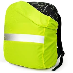 MOVOJA 55L Regenschutz Rucksack – Wasserdicht & Winddicht I Für Schulranzen & Rucksäcke I Regenschutz Schultaschen Regenhaube Schulranzen Tonister Regenhülle Wasserschutz Regenüberzug Backpack Cover