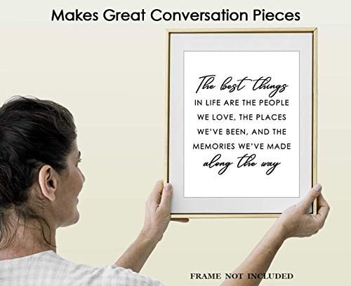Buzz Unplugged Motivational Wall Art Office Decor For Men & Women: "The Best Things In Life Are The People We Love" 8X10 Inspirational, Motivational Poster & Positive Affirmations Wall Decor For Kids thumb #3