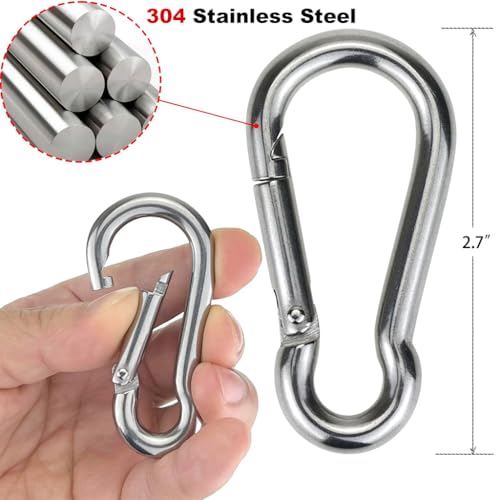 Image of PROBEROS Pull Up Rings, Back Training Straps, Metal Carabiners