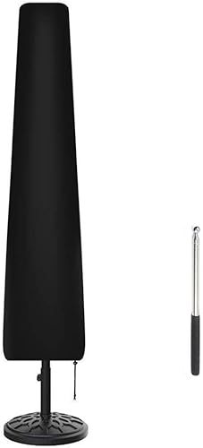 Cubierta para paraguas, resistente al viento, resistente a los rayos UV, cubierta de sombrilla de 9.2ft a 11.5ft, impermeable para patio al aire