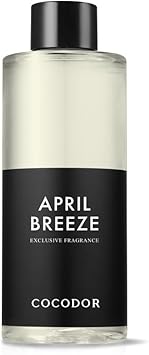Cocod'or COCODOR Reed Diffuser Oil Refill/April Breeze /6.7oz / 1 Pack/Aromatherapy, Home Fragrance, Scented Oils, Oils for Reed Diffuser, Bathroom Home Decor