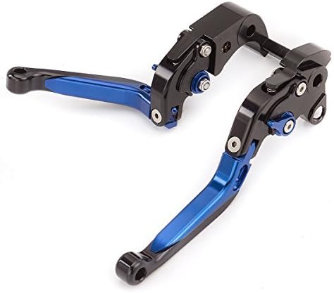 Miniatura 76 de FXCNC Billet Folding Extendable Adjustable Brake Clutch Levers Compatible with Raptor YFM660 01-04, TTR125L/LE/LW 00-16, Banshee 350 02-06