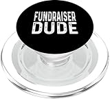 Collecte de Fonds Dude Distressed Non Profit Event Party Funds PopSockets PopGrip pour MagSafe