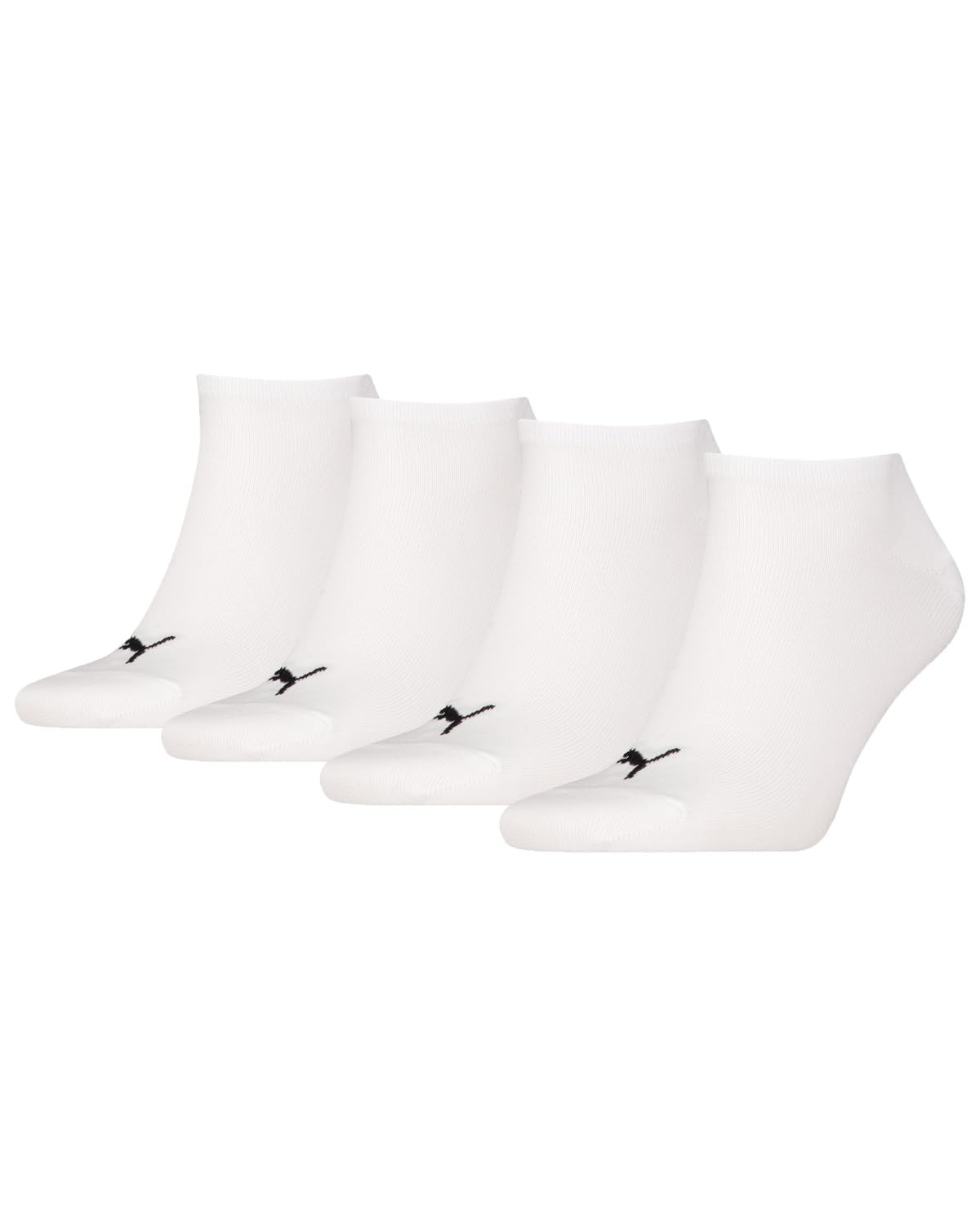 PUMA 4 Pairs Sneaker Socks White 6-8 (39/42)
