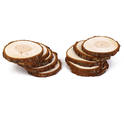 Tinksky 8-9CM legno Log fette artigianato del