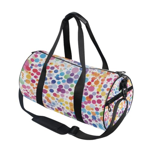 Bolsa de gimnasio para hombres y mujeres con bolsillo interior práctico y estructura ligera