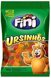 Balas de Gelatina Ursinhos Brilho Fini 500g