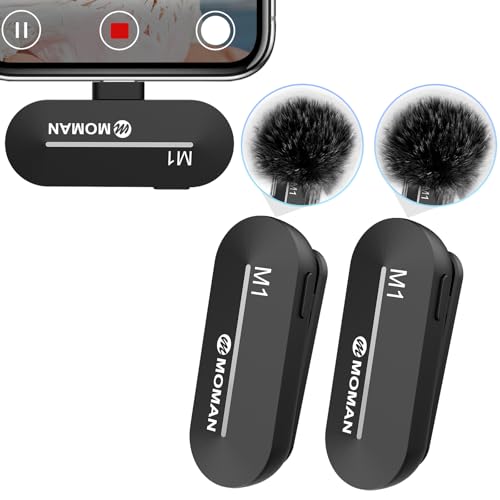 Moman Microfono Lavalier Wireless CP1X(A) con Interfaccia Lightning