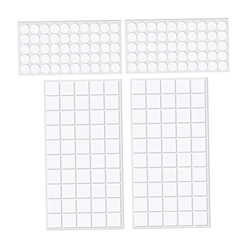 KALLORY 200pcs Double-Sided Sticky Dots Adhesive Glue Points for Balloon Decorations DIY Projects Removable No Residue Clear